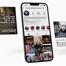 Grafica e comunicazione digitale per Giornate Medioevali di San Marino