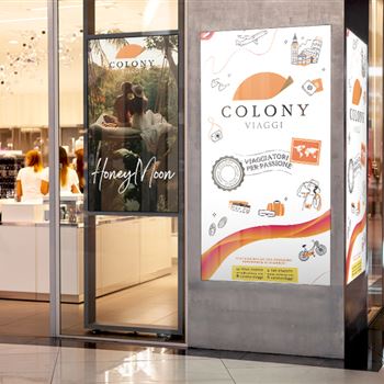 Progettazione poster, roll-up, grafiche e gadget per agenzia viaggi