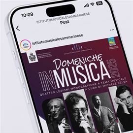 Creazione grafica materiale promozionale Istituto musicale