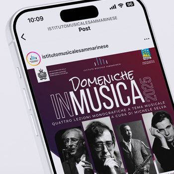 Creazione grafica materiale promozionale Istituto musicale